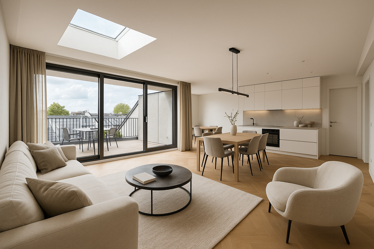 Moderne Penthouse Renovierung